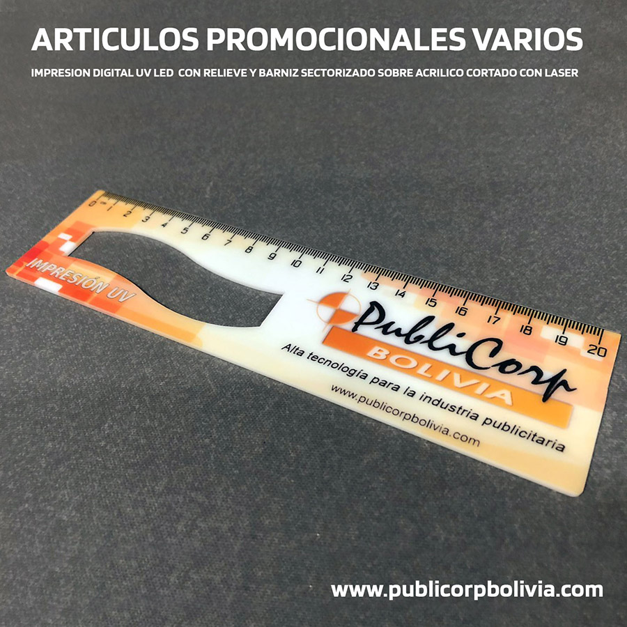 Fabricación reglas de acrilico