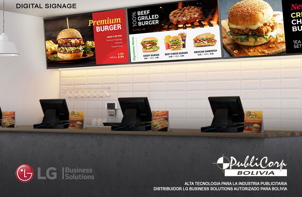 Monitor Digital Signage LG