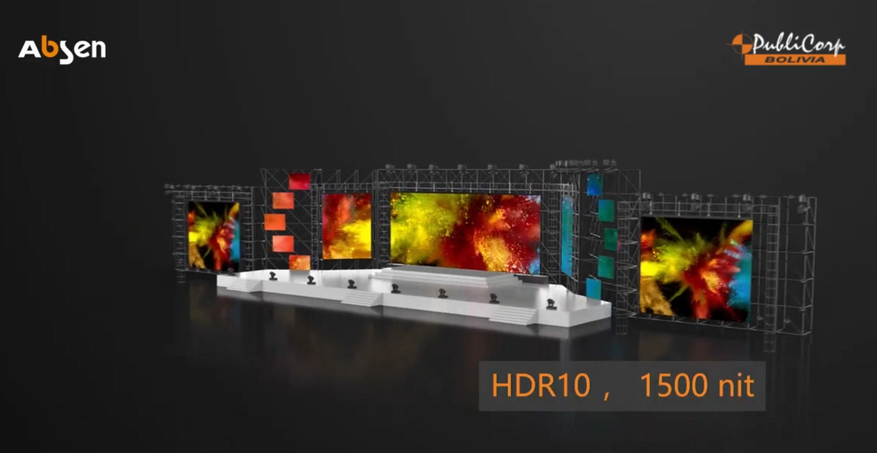 Pantalla led para espectaculos