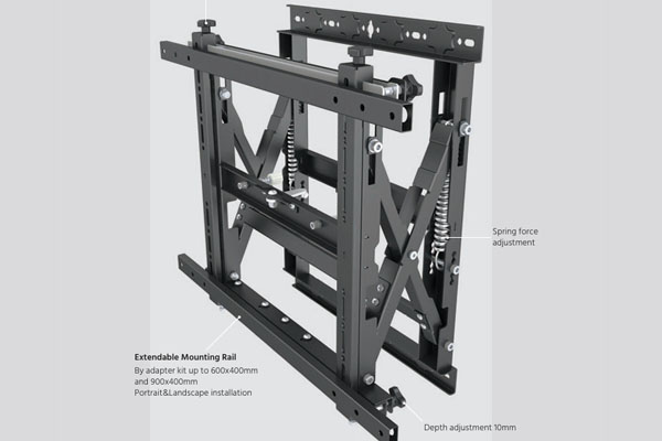 Soportes Metálicos Push-Up Video Wall