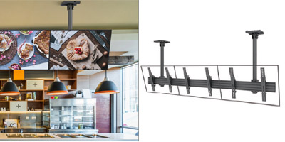 Soporte pantallas de menu digital